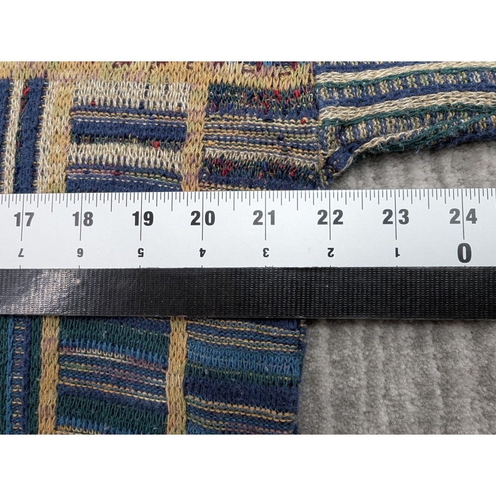 Vintage TSR Sweater Mens Large Geometric Abstract Print Made In USA Grandpa - Picture 11 of 11